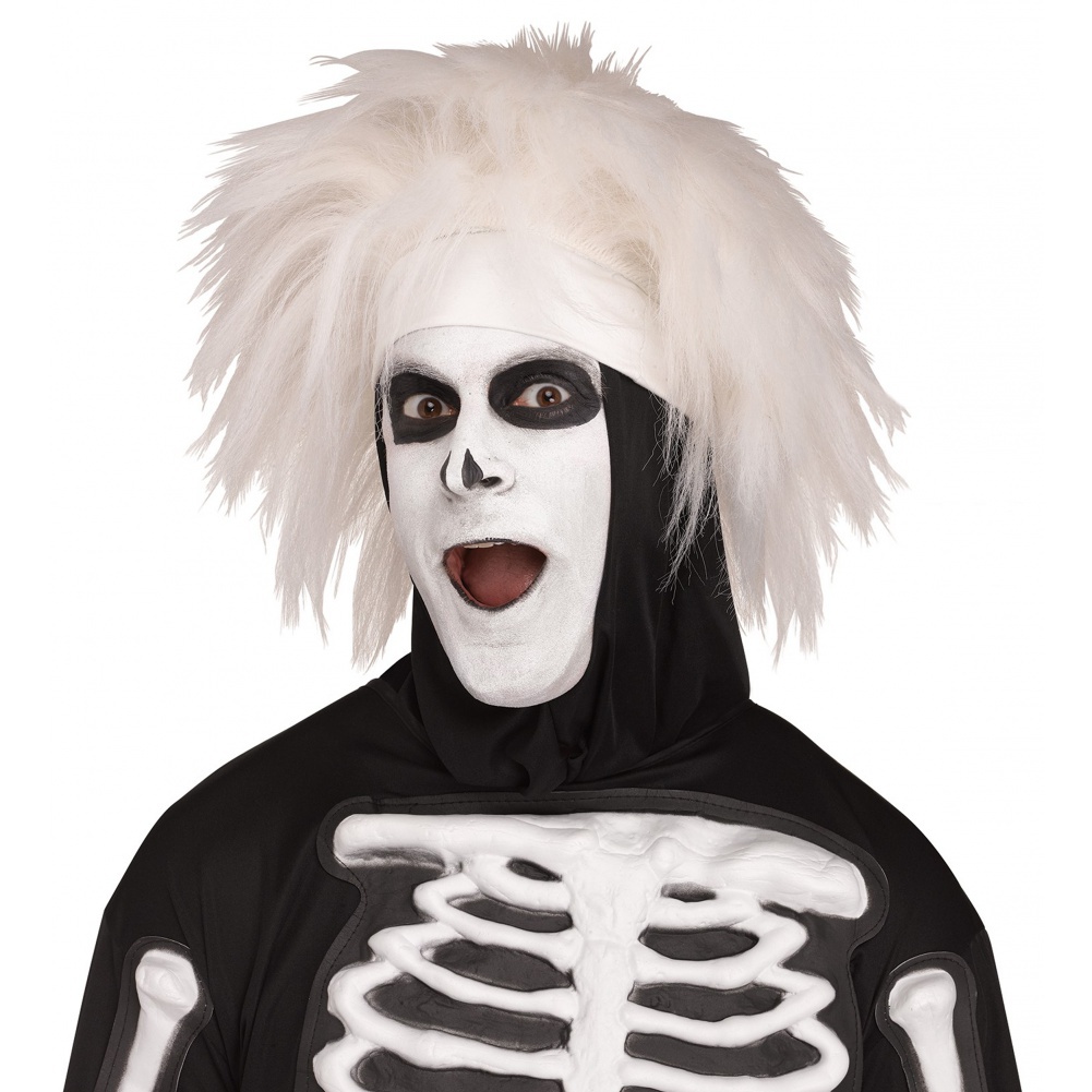 Beat Boy Skeleton Wig Saturday Night Live Costume Accessory