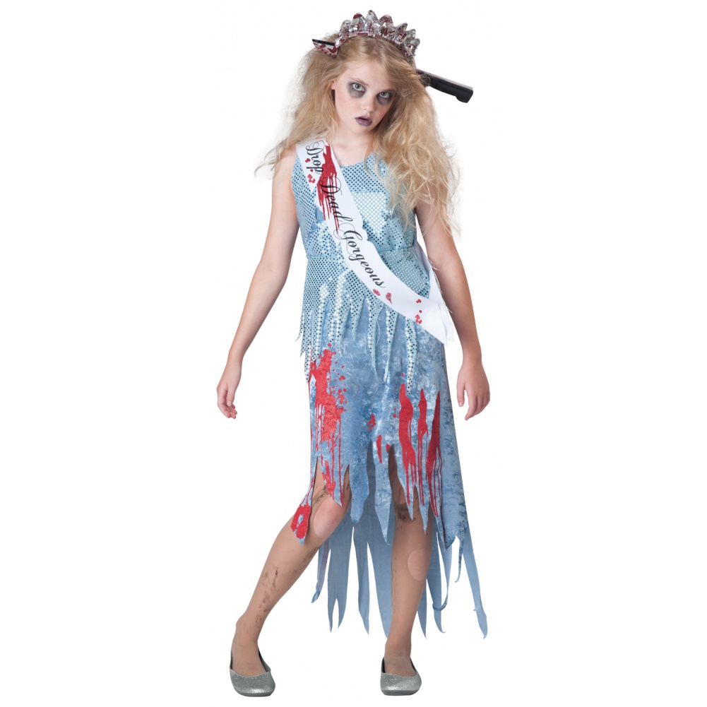 Zombie Prom Queen Costume Female Halloween