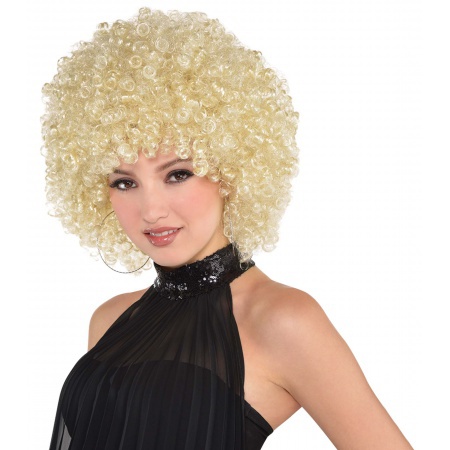 Blonde Afro Wig  image
