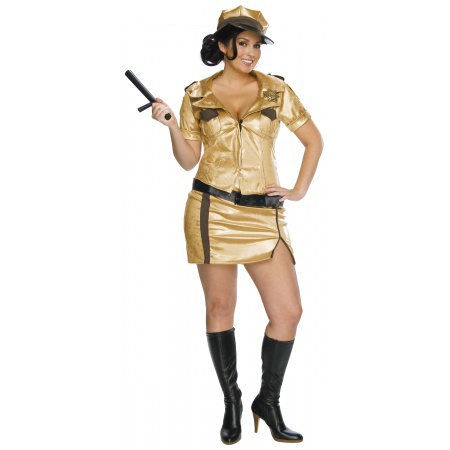 Plus Size Cop Costume image.